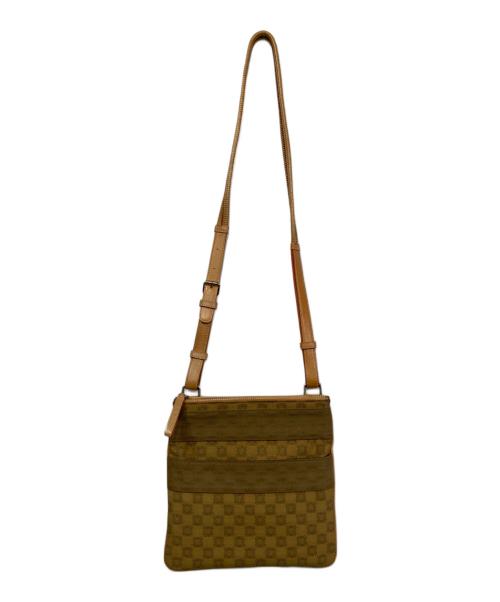 LOEWE（ロエベ）LOEWE (ロエベ) リピートアナグラムショルダーバッグ ベージュの古着・服飾アイテム