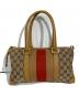 GUCCI (グッチ) GGキャンバスミニボストンバッグ ベージュ：10000円