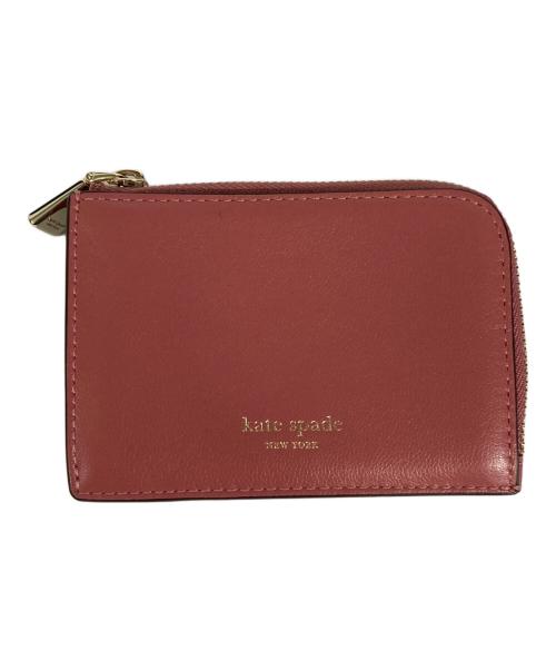 Kate Spade（ケイトスペード）Kate Spade (ケイトスペード) ミニジップカードケース ピンクの古着・服飾アイテム