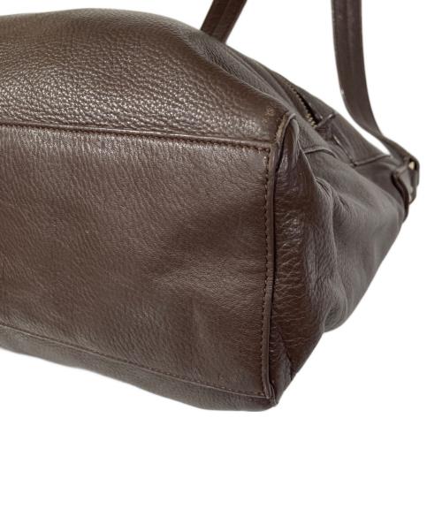 COLE HAAN（コールハーン）COLE HAAN (コールハーン) レザーワンショルダーバッグ ブラウンの古着・服飾アイテム