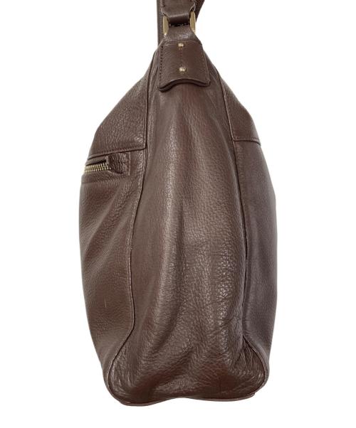 COLE HAAN（コールハーン）COLE HAAN (コールハーン) レザーワンショルダーバッグ ブラウンの古着・服飾アイテム