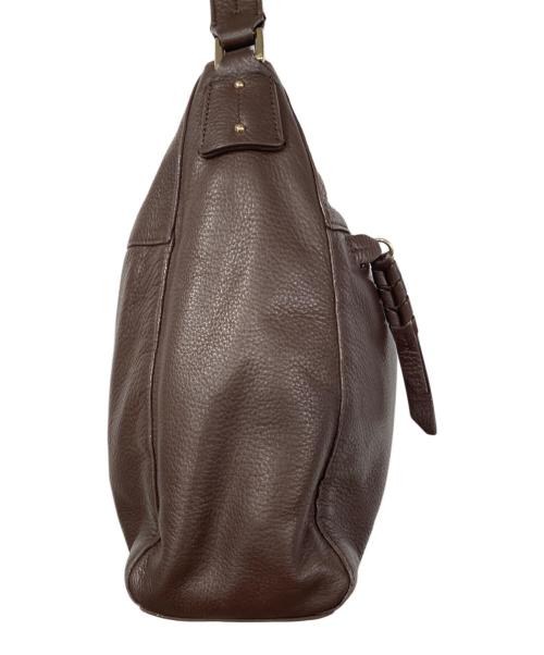 COLE HAAN（コールハーン）COLE HAAN (コールハーン) レザーワンショルダーバッグ ブラウンの古着・服飾アイテム