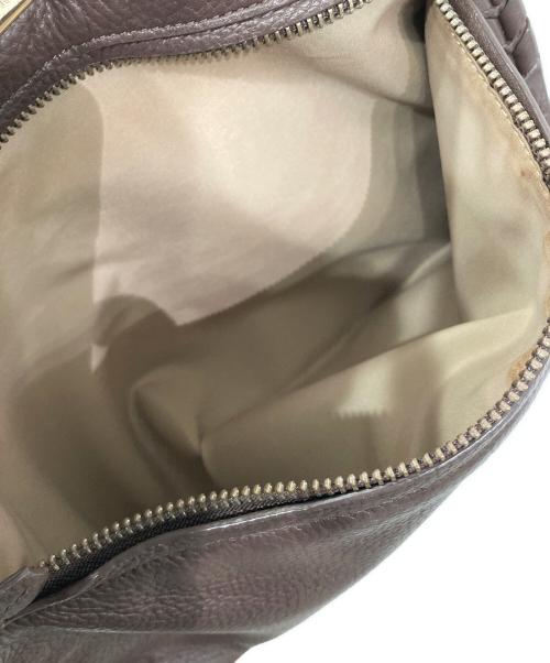 COLE HAAN（コールハーン）COLE HAAN (コールハーン) レザーワンショルダーバッグ ブラウンの古着・服飾アイテム