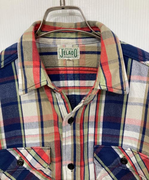 JELADO（ジェラード）JELADO (ジェラード) ネルシャツ ベージュ サイズ:16の古着・服飾アイテム