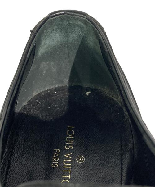 LOUIS VUITTON（ルイ ヴィトン）LOUIS VUITTON (ルイ ヴィトン) ダミエモンクストラップシューズ ブラック サイズ:8の古着・服飾アイテム