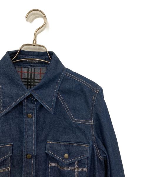 BURBERRY LONDON（バーバリーロンドン）BURBERRY LONDON (バーバリーロンドン) デニムシャツ インディゴ サイズ:42の古着・服飾アイテム