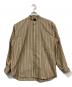 DAIWA PIER39（ダイワ ピア39）の古着「TECH BAND COLLAR SHIRTS L/S STRIPE」｜ベージュ