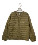 mont-bell×B:MING by BEAMSモンベル×ビーミングバイビームス）の古着「別注 スペリオダウン ラウンドネックジャケット」｜ブラウン