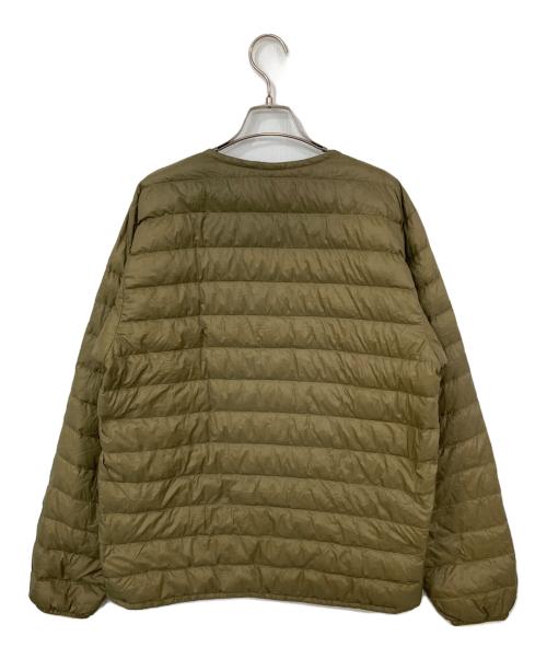 mont-bell（モンベル）mont-bell (モンベル) B:MING by BEAMS (ビーミングバイビームス) 別注 スペリオダウン ラウンドネックジャケット ブラウン サイズ:Lの古着・服飾アイテム