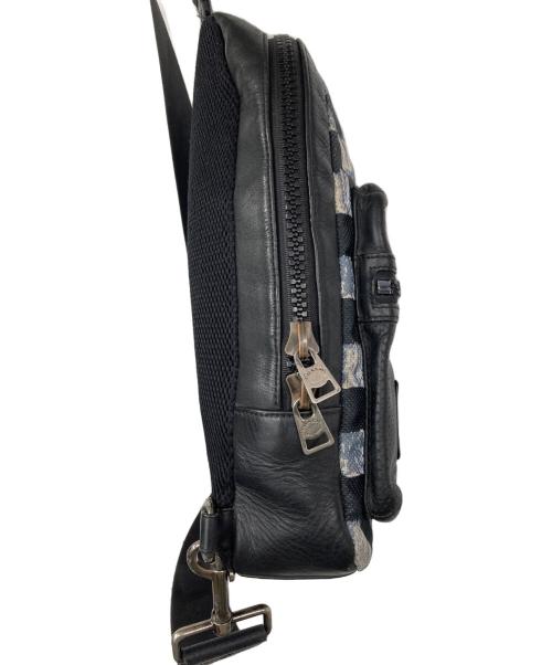 COACH（コーチ）COACH (コーチ) ブロックチェックショルダーバッグ グレーの古着・服飾アイテム