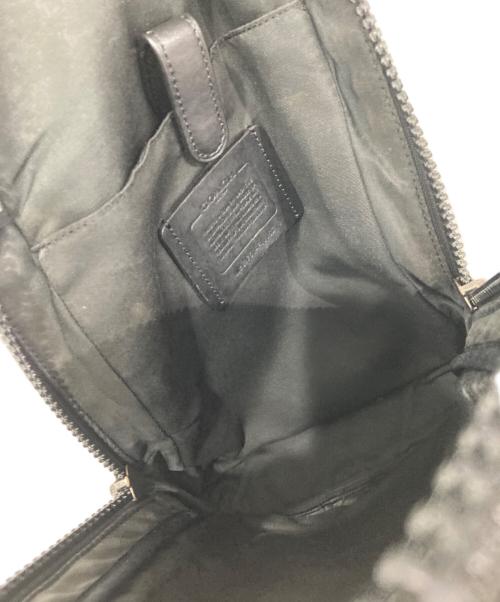 COACH（コーチ）COACH (コーチ) ブロックチェックショルダーバッグ グレーの古着・服飾アイテム