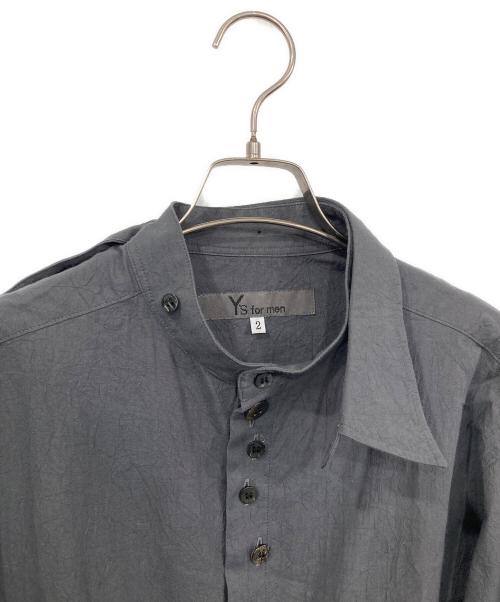 Y's for men（ワイズフォーメン）Y's for men (ワイズフォーメン) 半袖シャツ グレー サイズ:2の古着・服飾アイテム