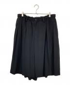 Yohji Yamamoto pour hommeヨウジヤマモト プールオム）の古着「8 TUCKS SHORTS」｜ブラック