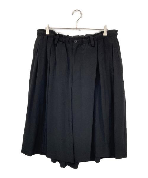 Yohji Yamamoto pour homme（ヨウジヤマモト プールオム）Yohji Yamamoto pour homme (ヨウジヤマモト プールオム) 8 TUCKS SHORTS ブラック サイズ:3の古着・服飾アイテム