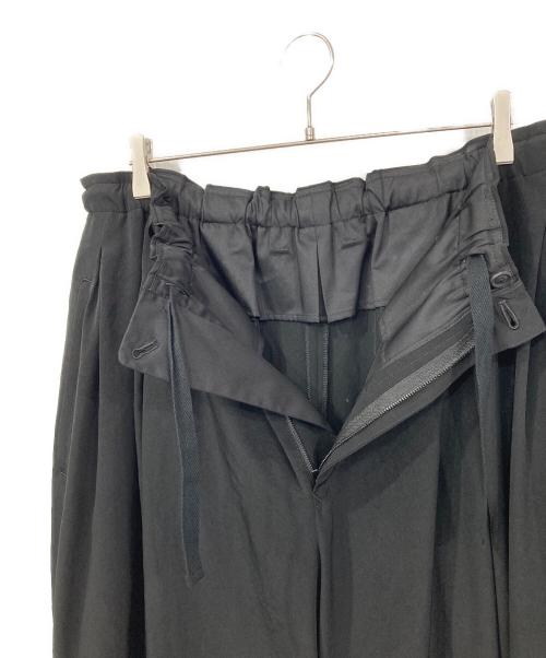 Yohji Yamamoto pour homme（ヨウジヤマモト プールオム）Yohji Yamamoto pour homme (ヨウジヤマモト プールオム) 8 TUCKS SHORTS ブラック サイズ:3の古着・服飾アイテム