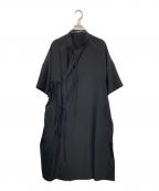 Yohji Yamamoto pour hommeヨウジヤマモト プールオム）の古着「TA TUXEDO CHINA DRESS」｜ブラック