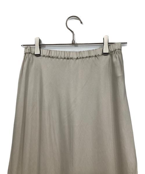 Spick and Span（スピック＆スパン）Spick and Span (スピック＆スパン) ウォッシャブルキュプラマキシスカート アイボリー サイズ:38の古着・服飾アイテム