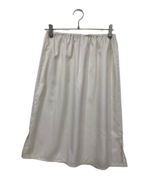 Spick and Span（スピック＆スパン）Spick and Span (スピック＆スパン) ウォッシャブルキュプラマキシスカート アイボリー サイズ:38の古着・服飾アイテム