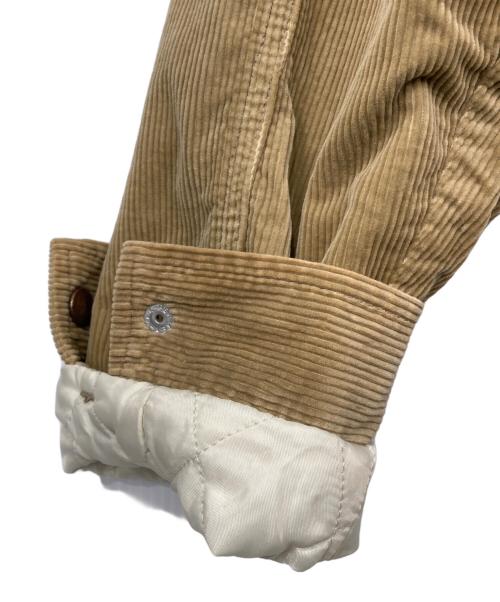 Wrangler（ラングラー）Wrangler (ラングラー) BEAMS (ビームス) 裏ボアコーデュロイジャケット ベージュ サイズ:Mの古着・服飾アイテム