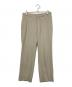 AURALEE（オーラリー）の古着「HARD TWIST WOOL DOBBY SLACKS」｜ベージュ