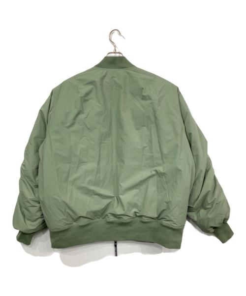 FIRST DOWN（ファーストダウン）FIRST DOWN (ファーストダウン) MA-1ダウンジャケット オリーブ サイズ:Lの古着・服飾アイテム