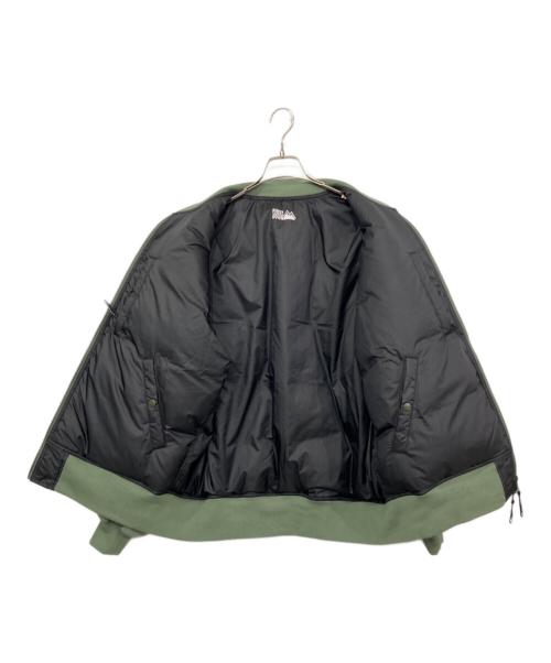 FIRST DOWN（ファーストダウン）FIRST DOWN (ファーストダウン) MA-1ダウンジャケット オリーブ サイズ:Lの古着・服飾アイテム