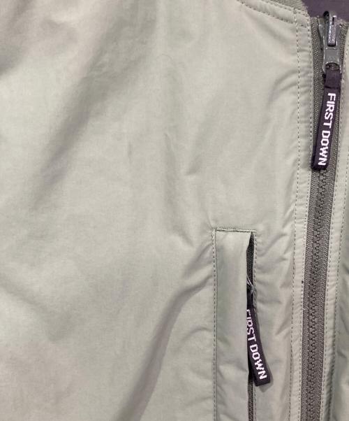 FIRST DOWN（ファーストダウン）FIRST DOWN (ファーストダウン) MA-1ダウンジャケット オリーブ サイズ:Lの古着・服飾アイテム