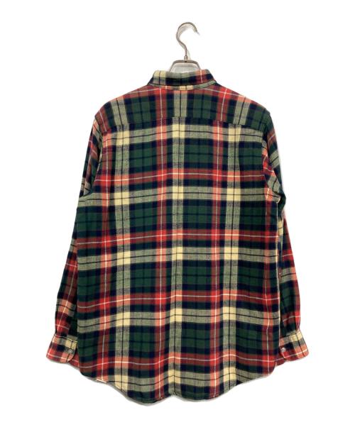 L.L.Bean（エルエルビーン）L.L.Bean (エルエルビーン) チェックシャツ グリーン×レッド サイズ:MEDIUMの古着・服飾アイテム