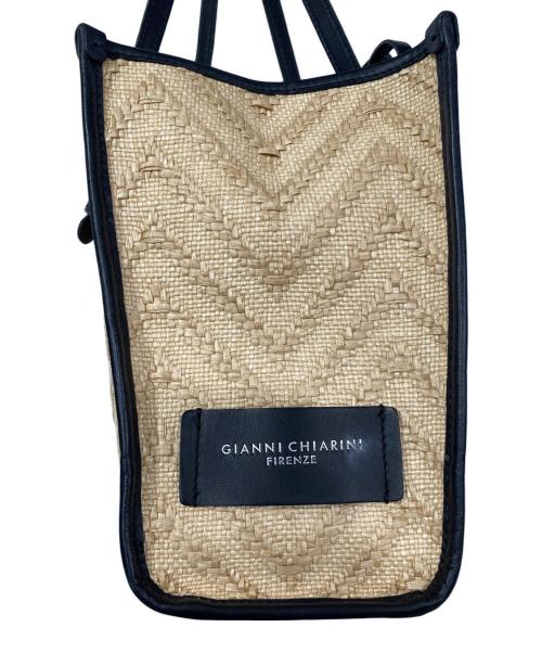 GIANNI CHIARINI（ジャンニ キアリーニ）GIANNI CHIARINI (ジャンニ キアリーニ) マルチェッラトートバッグ ベージュの古着・服飾アイテム