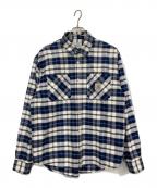 Carhartt WIPカーハート ワーク イン プログレス）の古着「L/S TARBELL SHIRT」｜ブルー