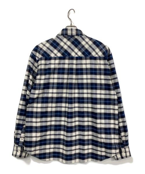 Carhartt WIP（カーハート ワーク イン プログレス）CARHARTT WIP (カーハート ワーク イン プログレス) L/S TARBELL SHIRT ブルー サイズ:Mの古着・服飾アイテム