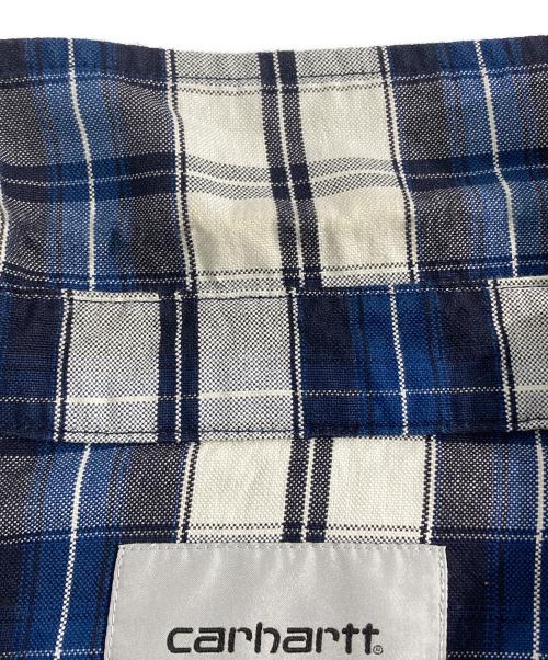 Carhartt WIP（カーハート ワーク イン プログレス）CARHARTT WIP (カーハート ワーク イン プログレス) L/S TARBELL SHIRT ブルー サイズ:Mの古着・服飾アイテム