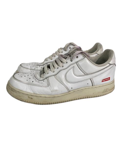 NIKE（ナイキ）NIKE (ナイキ) Supreme (シュプリーム) スニーカー ホワイト サイズ:26.5の古着・服飾アイテム