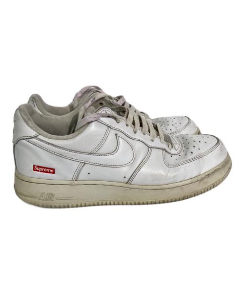 NIKE（ナイキ）NIKE (ナイキ) Supreme (シュプリーム) スニーカー ホワイト サイズ:26.5の古着・服飾アイテム