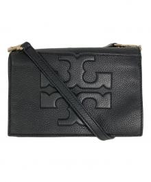 TORY BURCH（トリーバーチ）の古着「ボンベイT コンボ クロスボディバッグ」｜ブラック