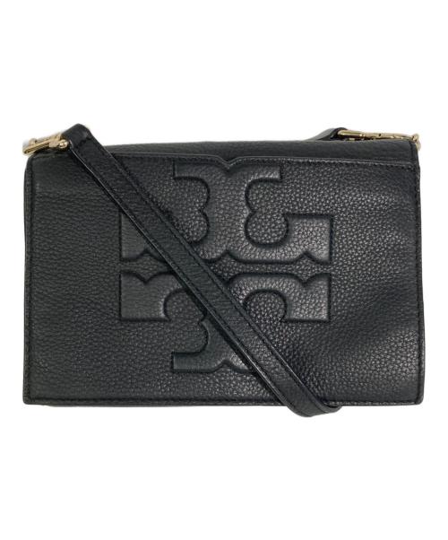 TORY BURCH（トリーバーチ）TORY BURCH (トリーバーチ) ボンベイT コンボ クロスボディバッグ ブラックの古着・服飾アイテム