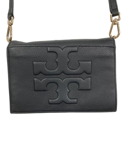 TORY BURCH（トリーバーチ）TORY BURCH (トリーバーチ) ボンベイT コンボ クロスボディバッグ ブラックの古着・服飾アイテム