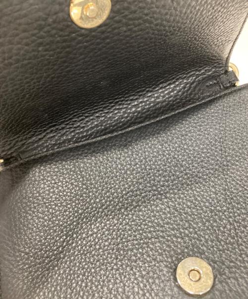 TORY BURCH（トリーバーチ）TORY BURCH (トリーバーチ) ボンベイT コンボ クロスボディバッグ ブラックの古着・服飾アイテム