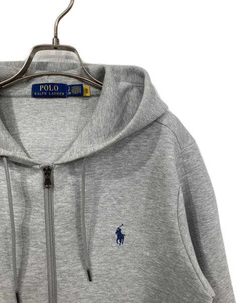 POLO RALPH LAUREN（ポロ・ラルフローレン）POLO RALPH LAUREN (ポロ・ラルフローレン) ポニー刺繍ジップパーカー グレー サイズ:Ｓの古着・服飾アイテム