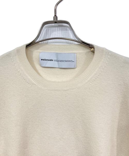 walenode（ウェルノード）walenode (ウェルノード) ウール×ナイロンニット アイボリー サイズ:2の古着・服飾アイテム