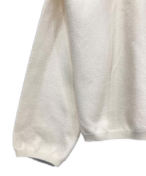 walenode（ウェルノード）walenode (ウェルノード) ウール×ナイロンニット アイボリー サイズ:2の古着・服飾アイテム
