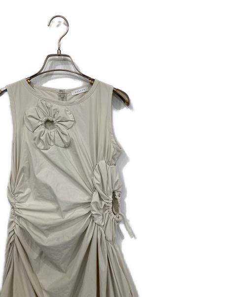 vallan（バラン）VALLAN (バラン) Blooming Cutout Tie Dress アイボリー サイズ:Fの古着・服飾アイテム