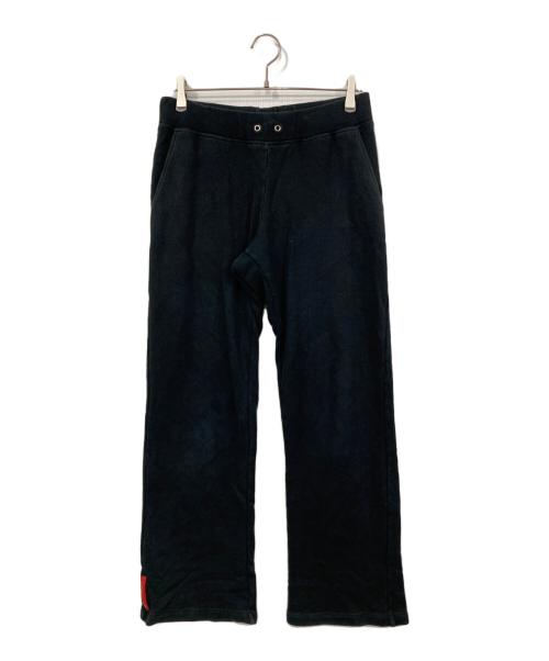 PRADA SPORTS（プラダスポーツ）PRADA SPORTS (プラダスポーツ) 裾ロゴラバーパッチスウェットパンツ ブラック サイズ:Ｍの古着・服飾アイテム
