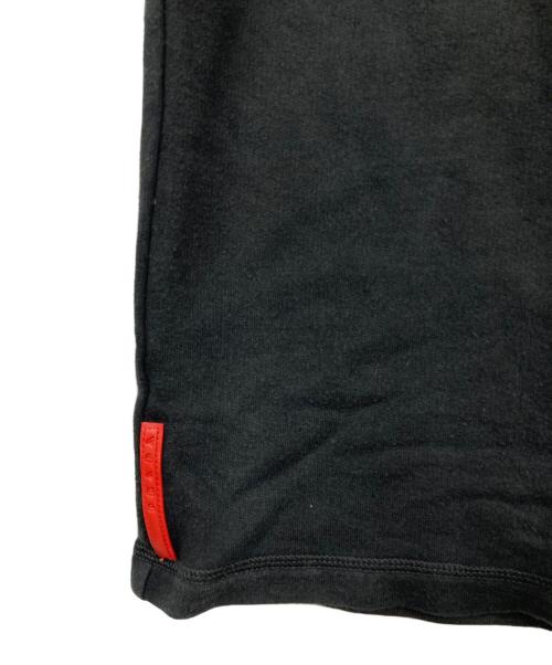 PRADA SPORTS（プラダスポーツ）PRADA SPORTS (プラダスポーツ) 裾ロゴラバーパッチスウェットパンツ ブラック サイズ:Ｍの古着・服飾アイテム