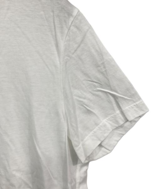 PRADA（プラダ）PRADA (プラダ) トライアングルロゴ クルーネックTシャツ ホワイト サイズ:Lの古着・服飾アイテム