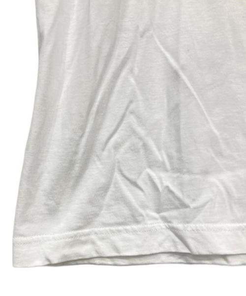 PRADA（プラダ）PRADA (プラダ) トライアングルロゴ クルーネックTシャツ ホワイト サイズ:Lの古着・服飾アイテム
