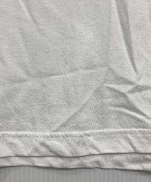 PRADA（プラダ）PRADA (プラダ) トライアングルロゴ クルーネックTシャツ ホワイト サイズ:Lの古着・服飾アイテム