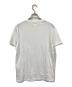 PRADA (プラダ) トライアングルロゴ クルーネックTシャツ ホワイト サイズ:L：9000円