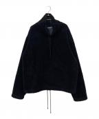 BOTTEGA VENETAボッテガベネタ）の古着「ボアフリースプルオーバー」｜ブラック