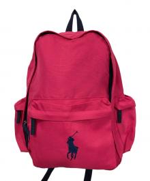 POLO RALPH LAUREN（ポロ・ラルフローレン）の古着「ビッグポニーリュック」｜ピンク